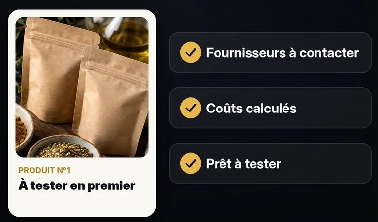 Section Ton produit à tester